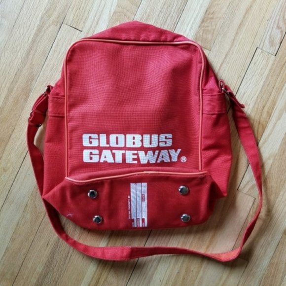 Vintage Globus Gateways Red messenger bag - Picture 3 of 7